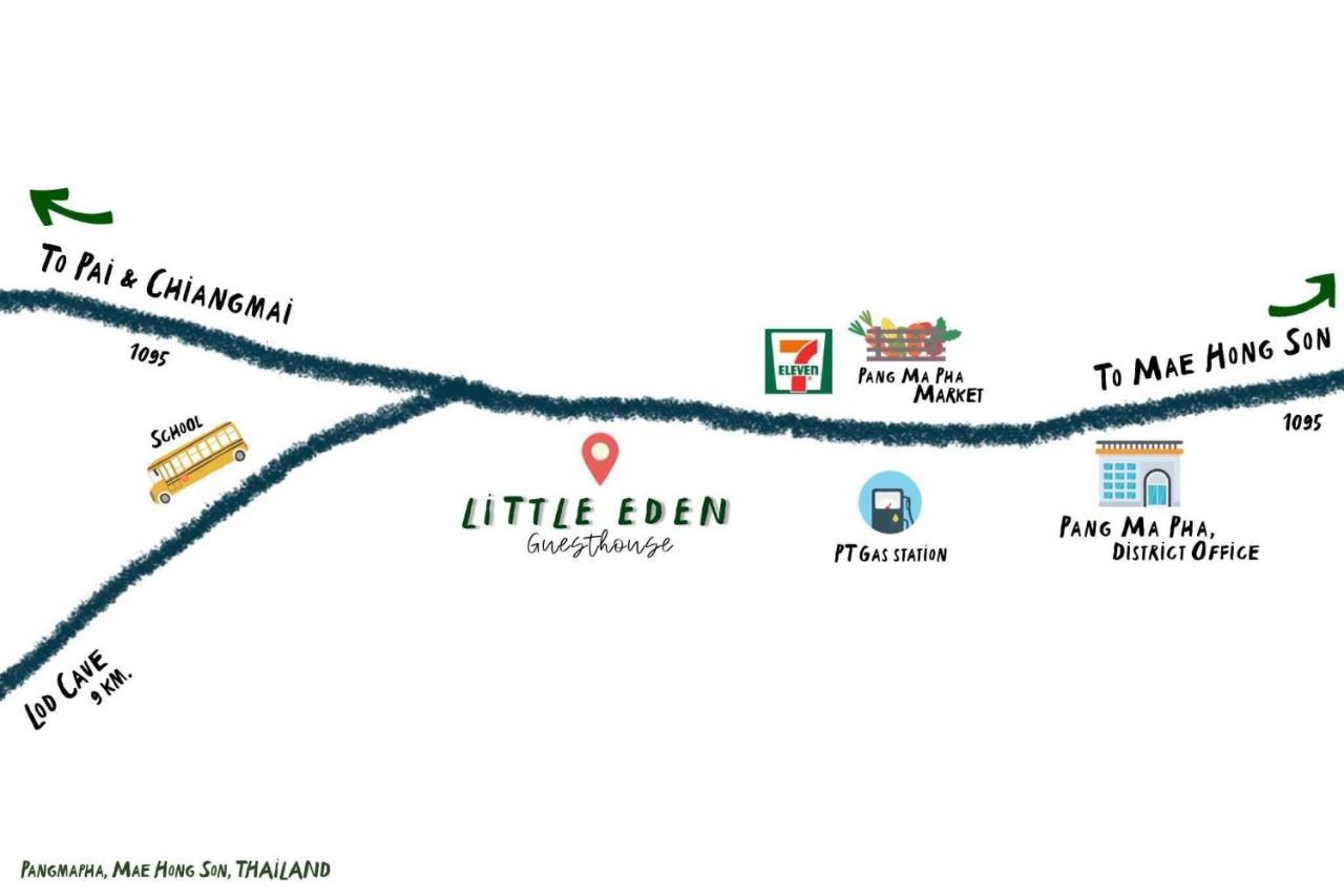 Little Eden Guesthouse Pang Mapha Εξωτερικό φωτογραφία